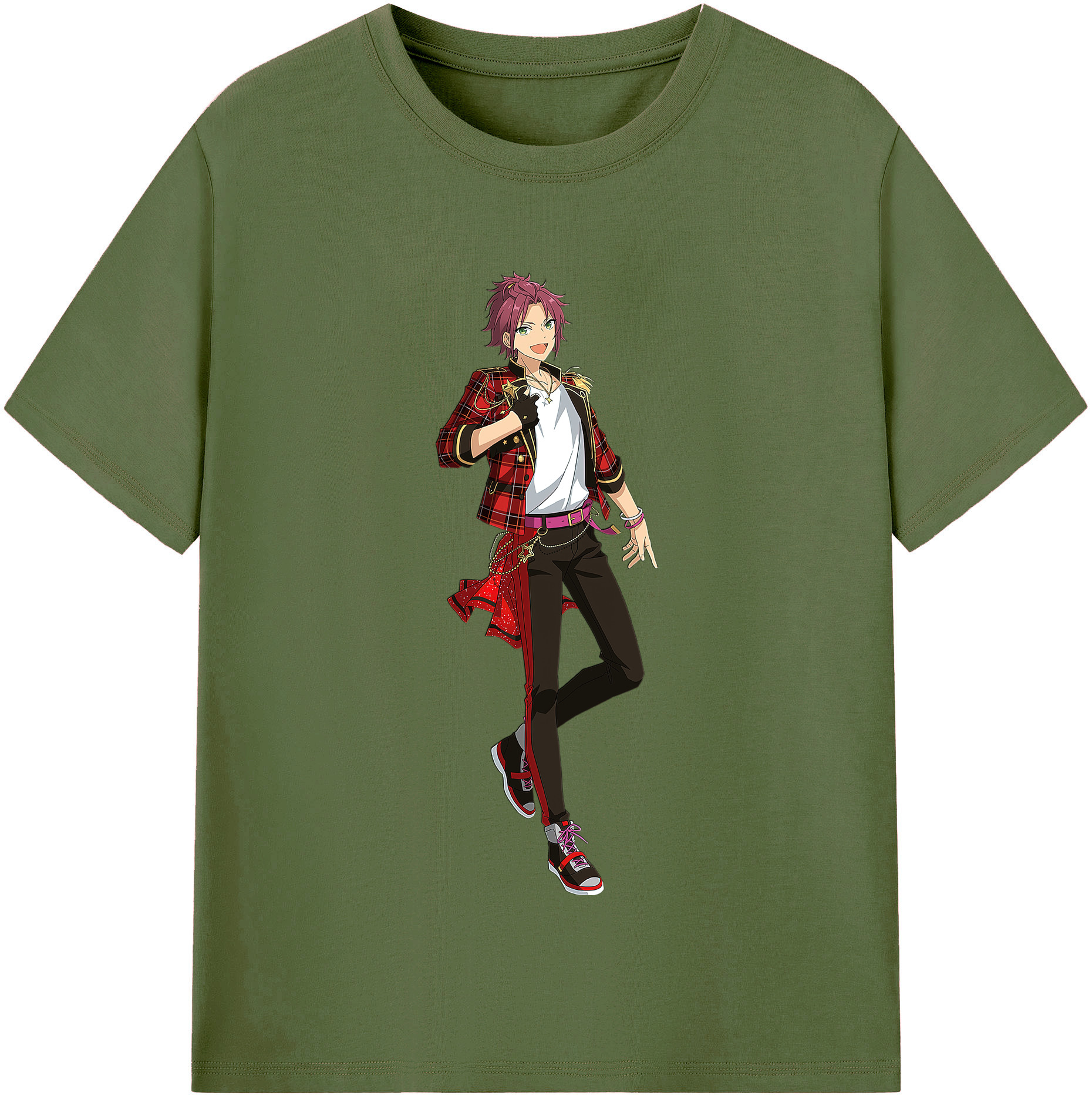 （画像用） あんさんぶるスターズ! Ensemble Stars 綿100％半袖Tシャツ（フロントプリント）